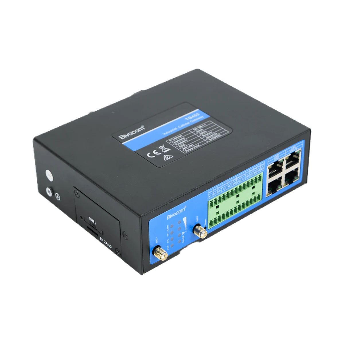 Bivocom TG451 Industrial 4G LTE IoT Gateway Dual Module with Wi-Fi